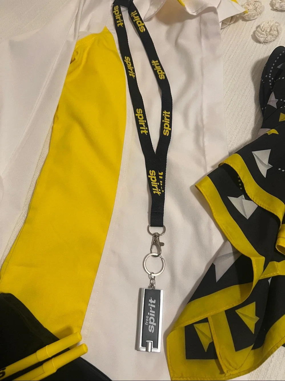 Spirit Airlines flight attendant Crew uniform pieces and extras - Picture 8 of 8